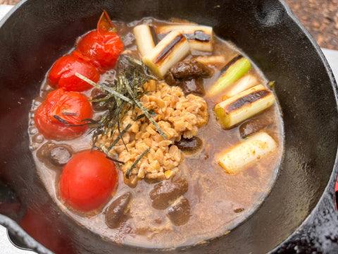 黒アヒージョの素de「納豆アヒージョ」