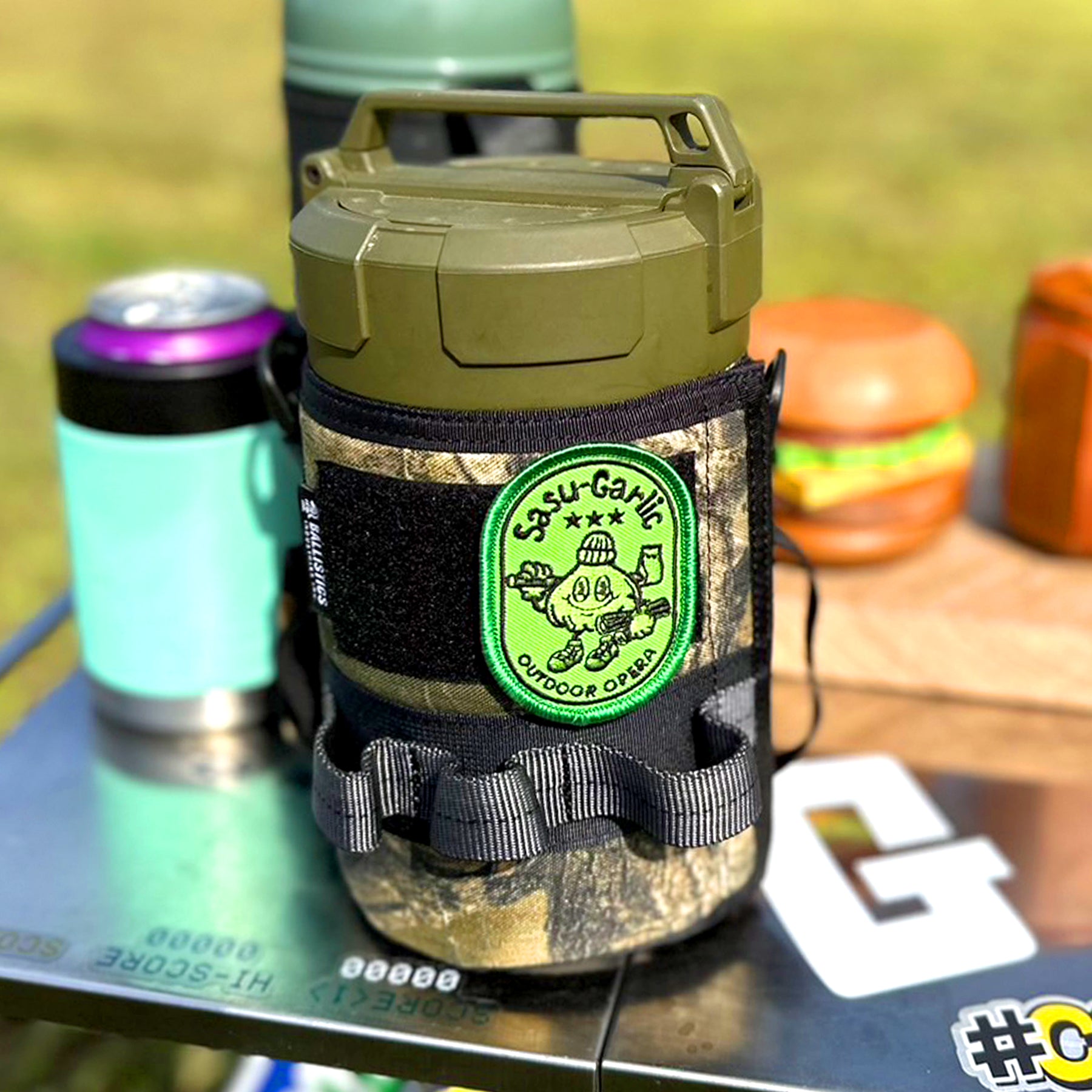 ガーリッくんワッペン（グリーン） – OUTDOOR OPERA